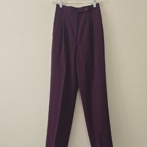 Alan Austin Purple Trousers S